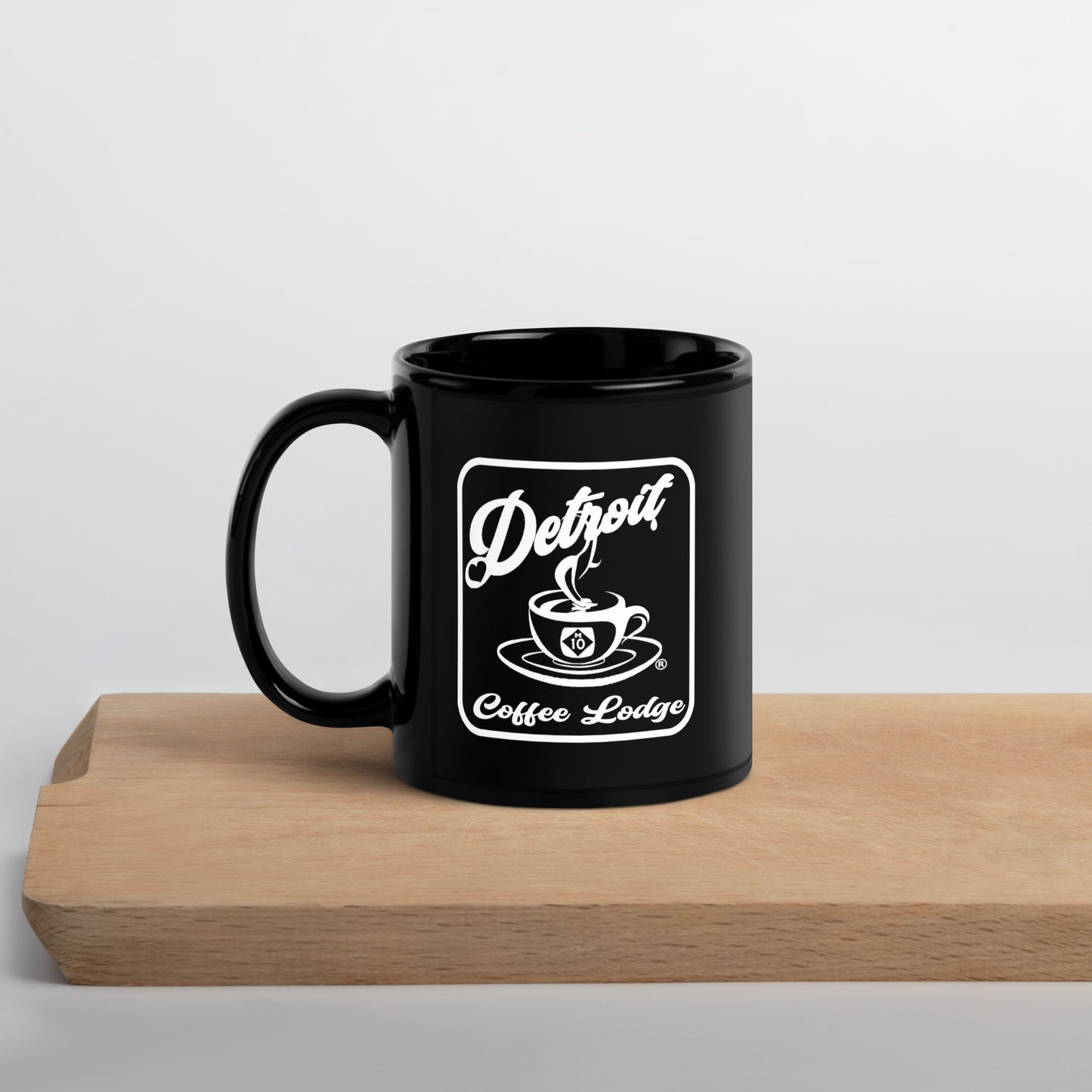 Black Glossy Mug