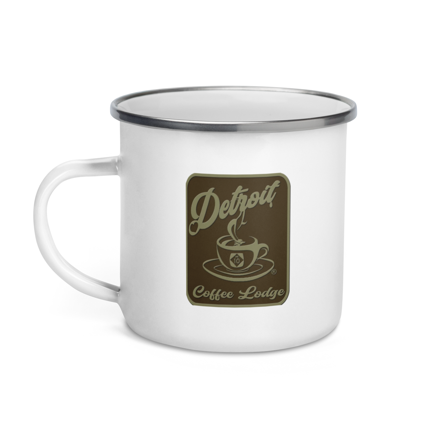 Enamel Mug with brow logo